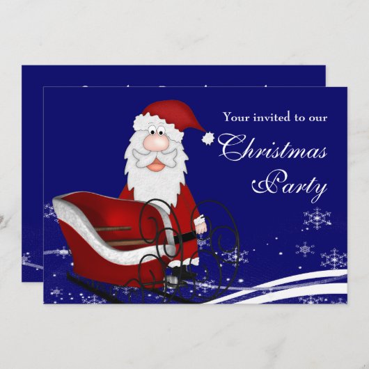 Kerstfeest Kaart (Voorkant / Achterkant)