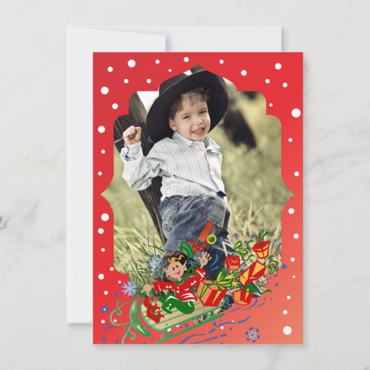 kerstfeest kaart (Achterkant)