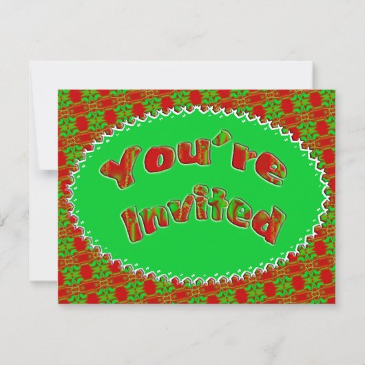 kerstfeest kaart (Voorkant)