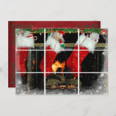 kerstfeest kaart (Voorkant / Achterkant)