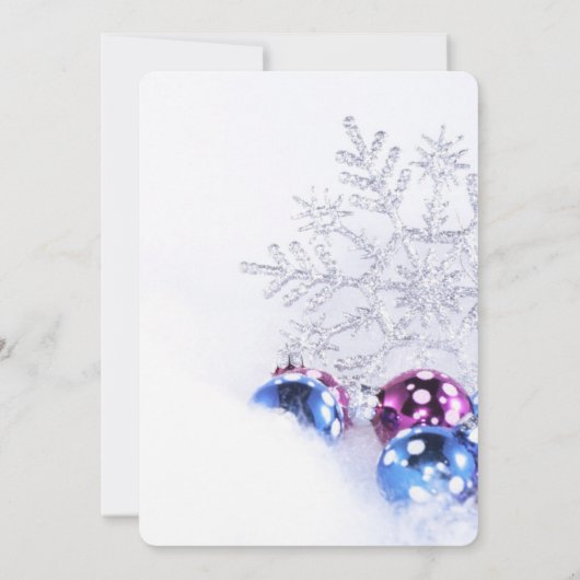 kerstfeest kaart (Achterkant)