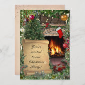 kerstfeest kaart (Voorkant / Achterkant)