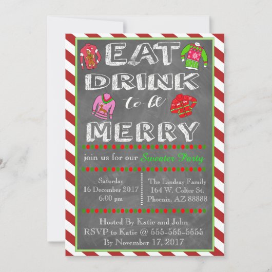 kerstfeest kaart (Voorkant)