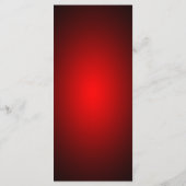 Kerstfeest kerstbal dinermenu in rood goud menu (Achterkant)