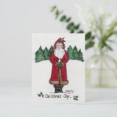 "Kerstfeest" kerstmis en witte duif Feestdagenkaart (Staand voorkant)