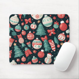 Kerstfeest, kerstvakantie, kerstcadeau voor muismat