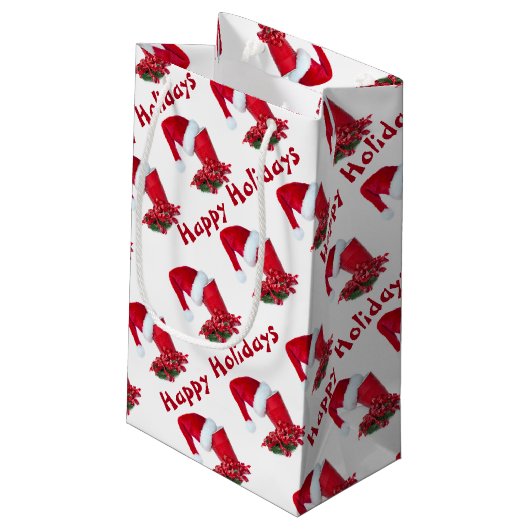 Kerstfeest Klein Cadeauzakje (Achterkant Gekanteld)