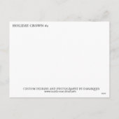 KERSTFEEST KRANS #2 FEESTDAGENKAART (Achterkant)