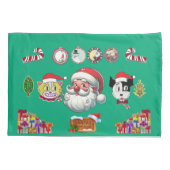 Kerstfeest Kussensloop met Santa, Jerry en Rex (Achterkant)