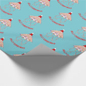 Kerstfeest kwal inpakpapier (Hoek)