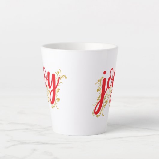 kerstfeest latte mok (Voorkant)