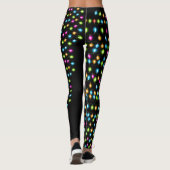 Kerstfeest Leggings, kerstlicht Leggings (Achterkant)