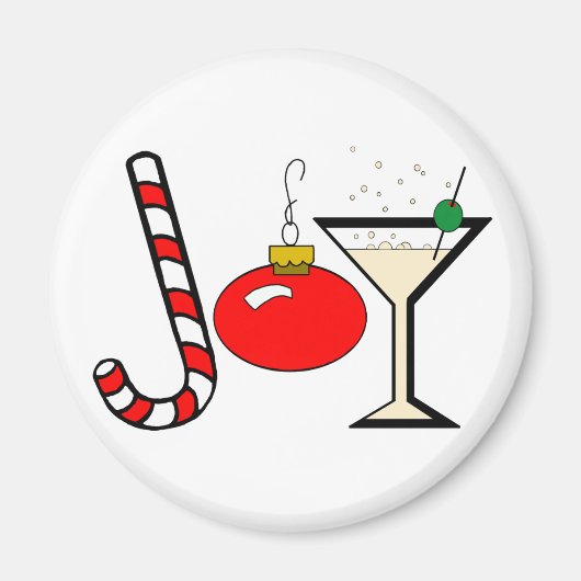 kerstfeest magneet (Voorkant)