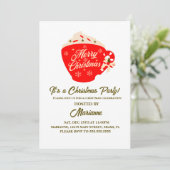 Kerstfeest Merry Hot Chocolate Mok Kaart (Staand voorkant)