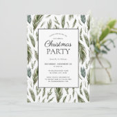 Kerstfeest met bijtende boschemicaliën kaart (Staand voorkant)