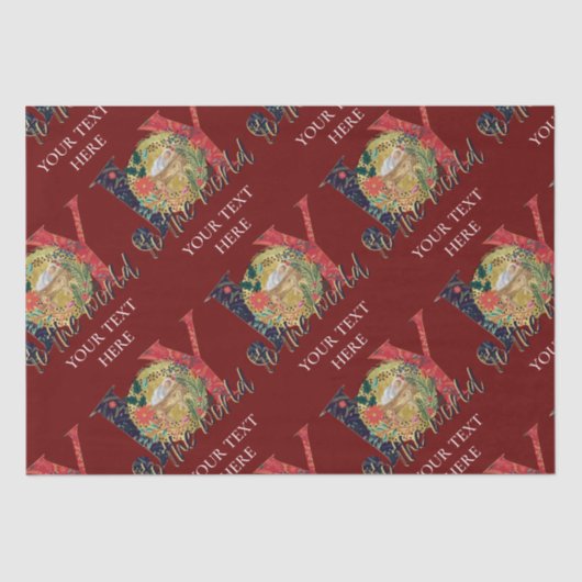 Kerstfeest met de wereldnativiteit  tissuepapier (Voorkant)