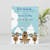 kerstfeest met fundraiser kaart (Staand voorkant)