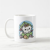 Kerstfeest met Gesponnen-ty Time Cat Koffiemok (Links)