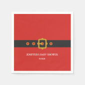 Kerstfeest met kerstfeest servet (Voorkant)