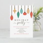 Kerstfeest met Ornamenten Kaart (Staand voorkant)