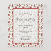 Kerstfeest met rood-wit patroon (Voorkant)