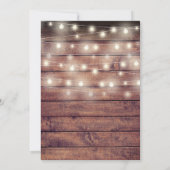 Kerstfeest met Rustiek Hout Kaart (Achterkant)