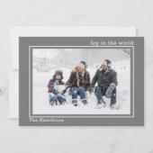 Kerstfeest met speciale Kaart op de wereldfoto (Voorkant)