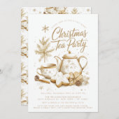 Kerstfeest minimalistisch elegant kaart (Voorkant / Achterkant)