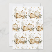 Kerstfeest minimalistisch modern kaart (Achterkant)