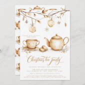 Kerstfeest minimalistische elegante Boho Kaart (Voorkant / Achterkant)