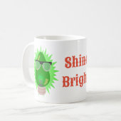 Kerstfeest Nerd Bulb Fun Custom Holiday Joy Koffiemok (Voorkant links)