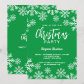 Kerstfeest nodigen 5 "x 7" Folie uit Kaart (Voorkant / Achterkant)