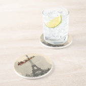 kerstfeest Onderzetter in Parijs (Zijkant)