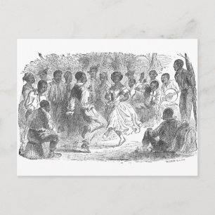 kerstfeest op een Louisiana Estate Feestdagenkaart