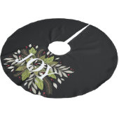 Kerstfeest op feestdag Greenery Kerstboom Rok (Gekanteld)