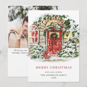 Kerstfeest op feestelijke feestelijke feestelijke  feestdagenkaart