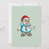 Kerstfeest op kantoor kaart (Achterkant)