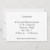 kerstfeest op karton kaart (Achterkant)