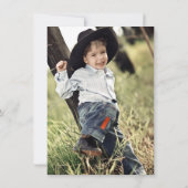 Kerstfeest op uitnodiging voor kerstfeest (Achterkant)