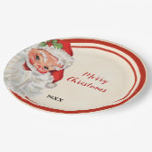 kerstfeest papieren bordje (Gekanteld)