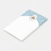 kerstfeest Pembroke Welsh Corgi (red1) Fun Post-it® Notes (Schuin)