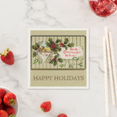 Kerstfeest Prettige feestdagen Servetten (Insitu)