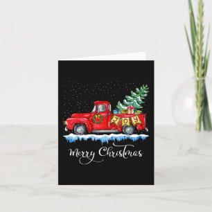  kerstfeest Red Truck Old Fashioned Ch Kaart