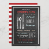 kerstfeest Rode Blauw Wit Kaart (Voorkant / Achterkant)