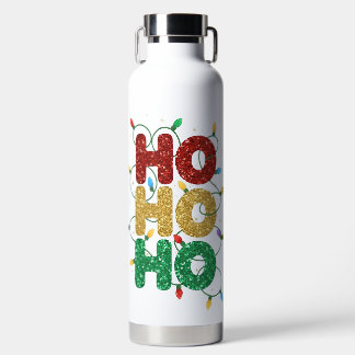 KERSTFEEST ROOD GOUD GROEN GLITTER UITZICHT HO HO WATERFLES