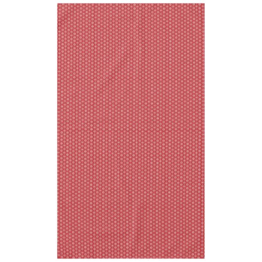 Kerstfeest Roodfeestdag Snowflake Elegant Patroon Tafelkleed (Voorkant)