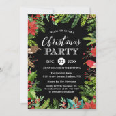 Kerstfeest | Rustige bessen en pijnbomen Kaart (Voorkant)