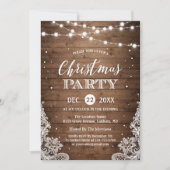 kerstfeest | Rustige houten lantaarn Kaart (Voorkant)