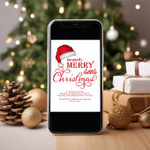 Kerstfeest Santa Feestje Kaart