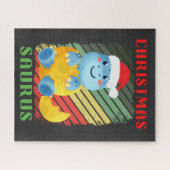 KERSTFEEST SAURUS LEGPUZZEL (Horizontaal)